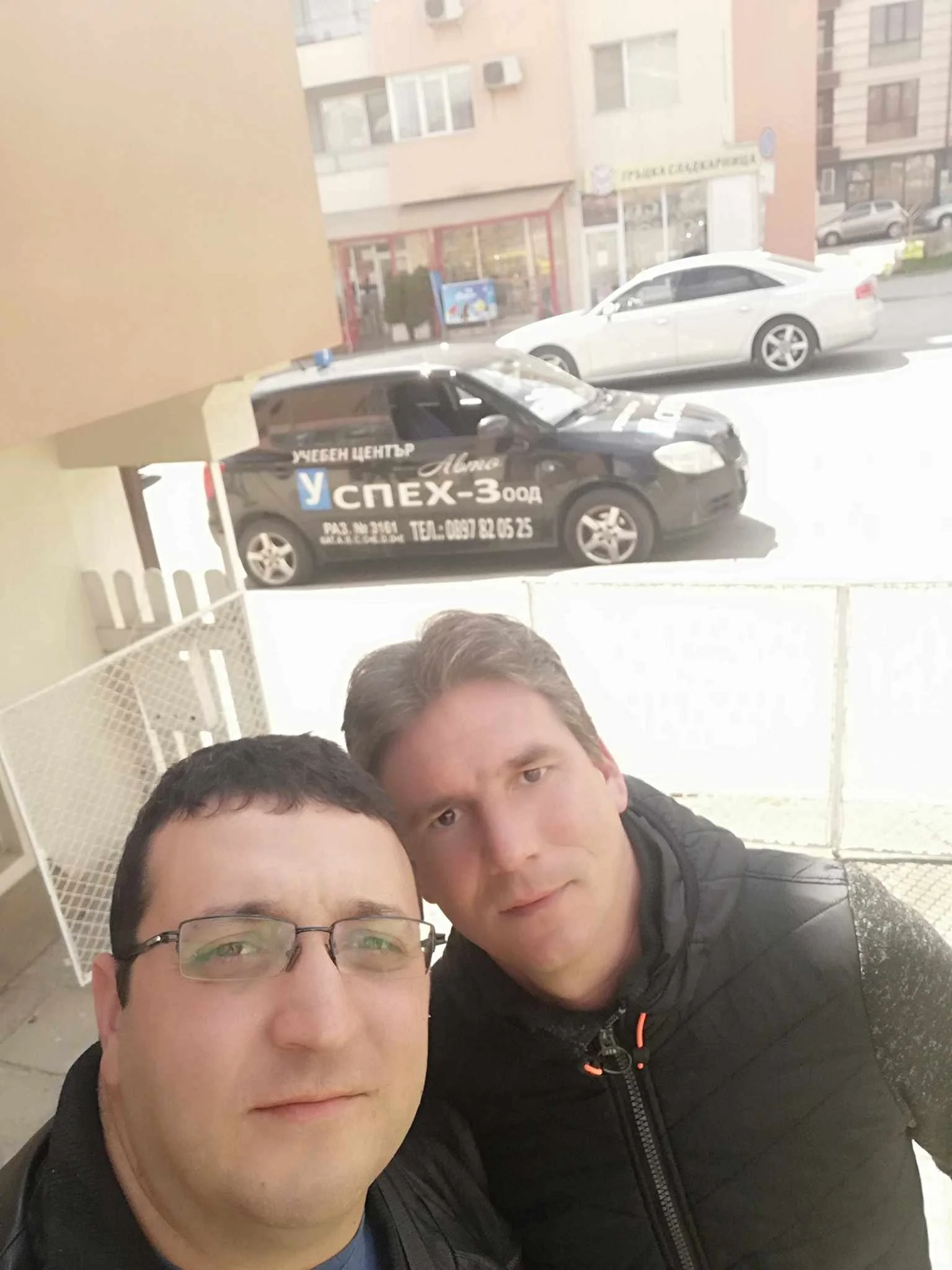 Image showing one of the students after passing an exam