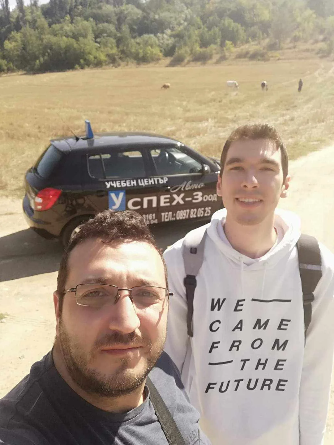 Image showing one of the students after passing an exam